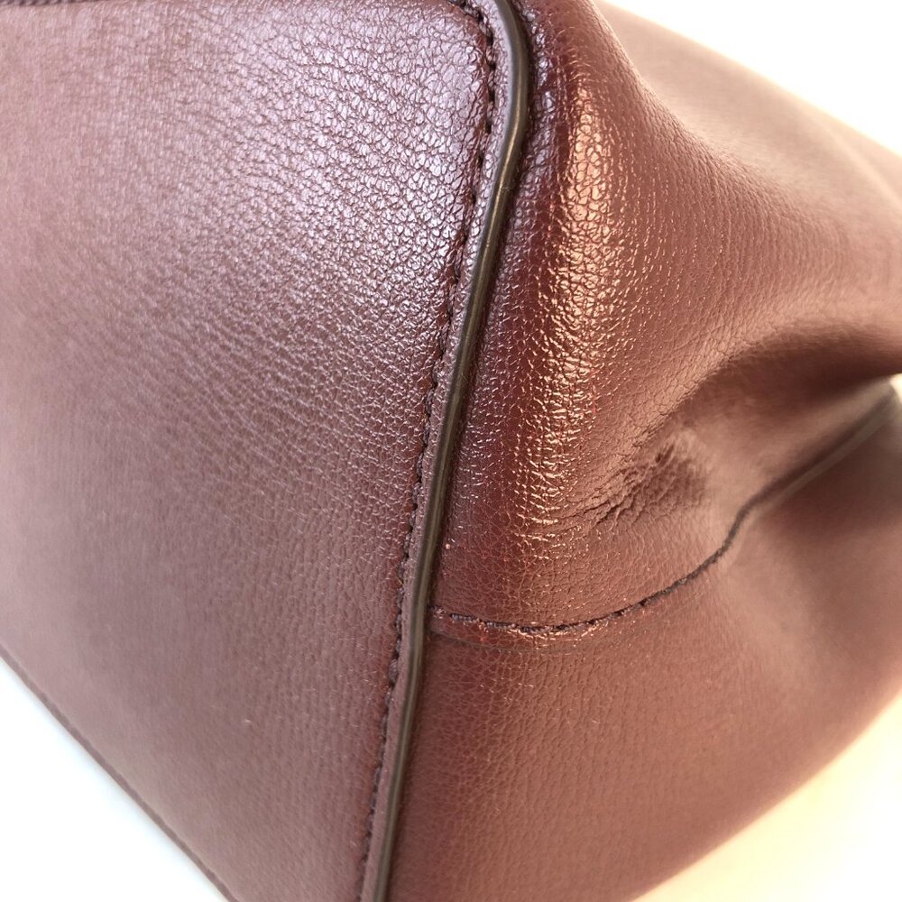 Kate Spade Harper Medium Satchel in Cherrywood AUTHENTICATED - Picture 9 of 15